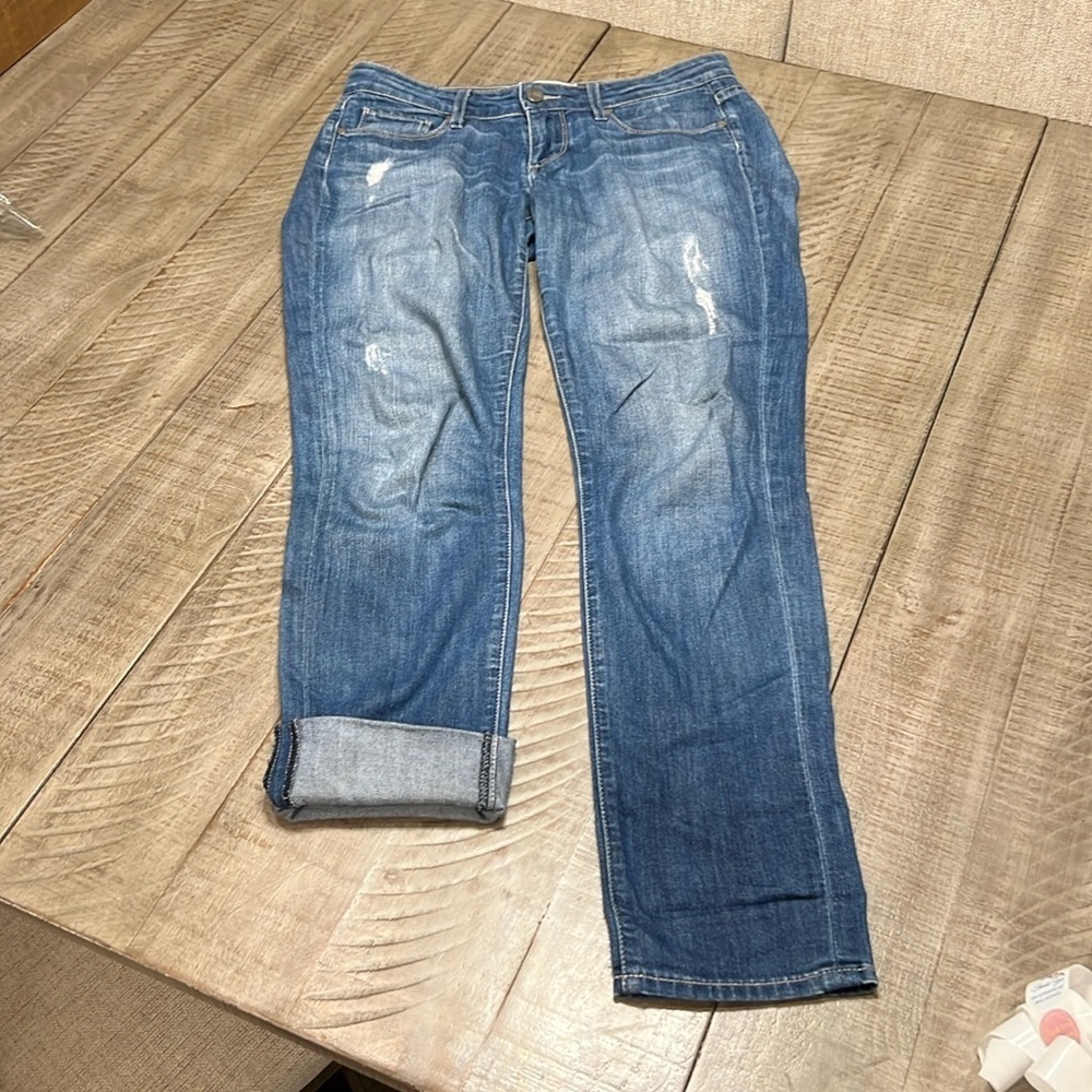 Paige Jimmy Jimmy Skinny Jean Size 24  Distressed